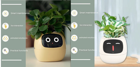 Smart Planter Endless Fun Over 49 Rich Expressions 7 Smart Sensors And AI Chips Make Raising Plants Easy And Fun