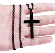 Classic Cross Necklace Men's Pendant Fashion Stainless Steel Jewelry