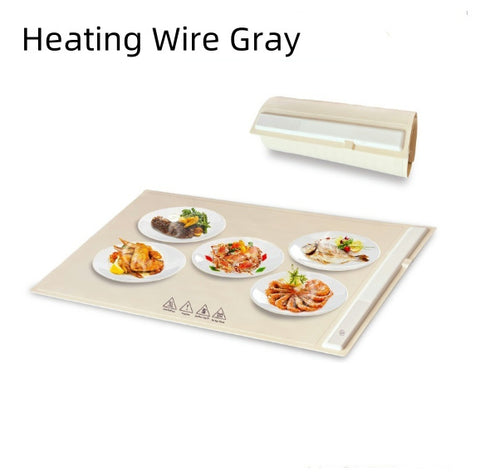 Kitchen Gadget Electric Warming Tray Hot-sale Graphene Vegetable Heating Hot Cutting Board Household Multi-functional Thermal Insulation