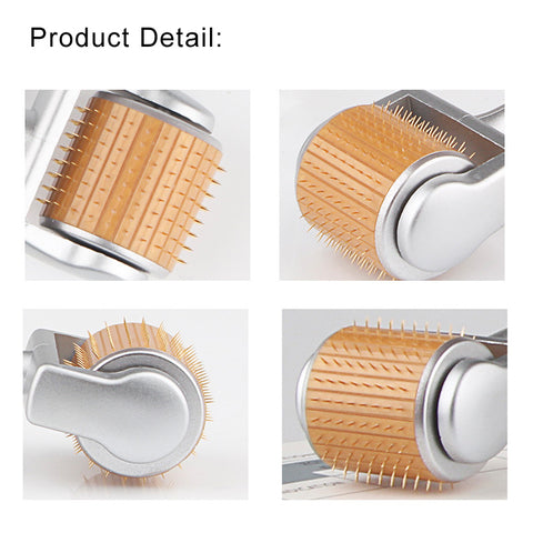 Gold roller microneedle