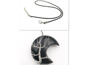 Moon Pendant Necklace | Stone Pendant Necklace | Alien Treasure Shop