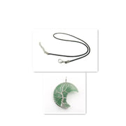 Moon Pendant Necklace | Stone Pendant Necklace | Alien Treasure Shop