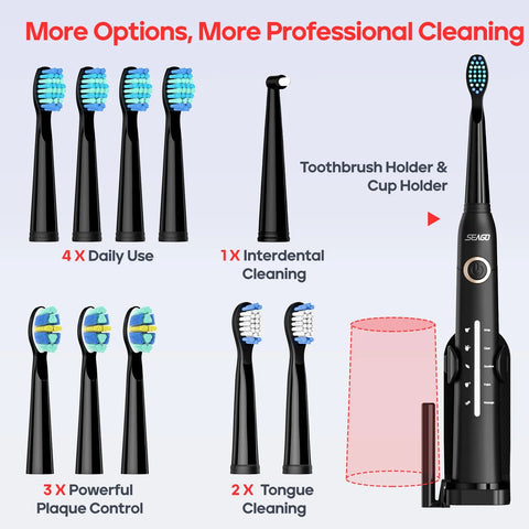 Rechargeable Ultrasonic Electric Toothbrush