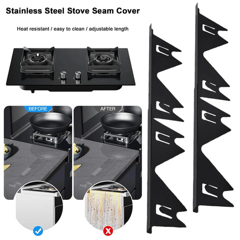 Retractable Stainless Steel Stove Gap Covers