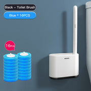 Disposable Toilet Brush Household No Dead Corner Toilet Cleaning Brush Wall-mounted